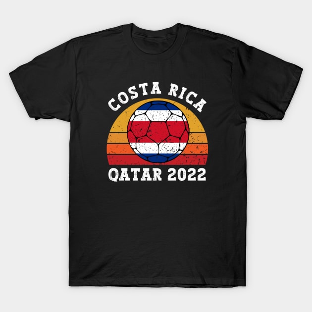 Costa Rica Football T-Shirt by footballomatic